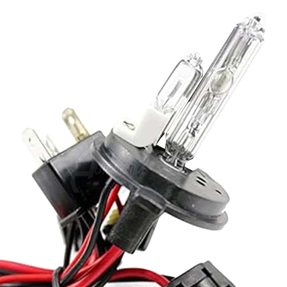 Lampada Reposição Xenon H4-2 Mono Halogena 8000k Bco Azul Un