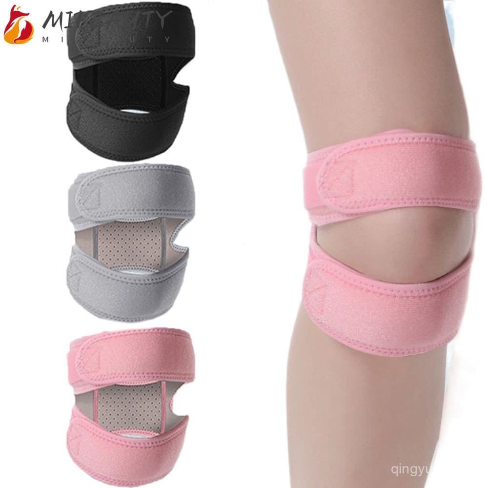 Joelheira Esportiva MIBEAUTY , Antiderrapante Com Absorção De Choque , Rótulos De Fitness Ajustáveis Respiráveis