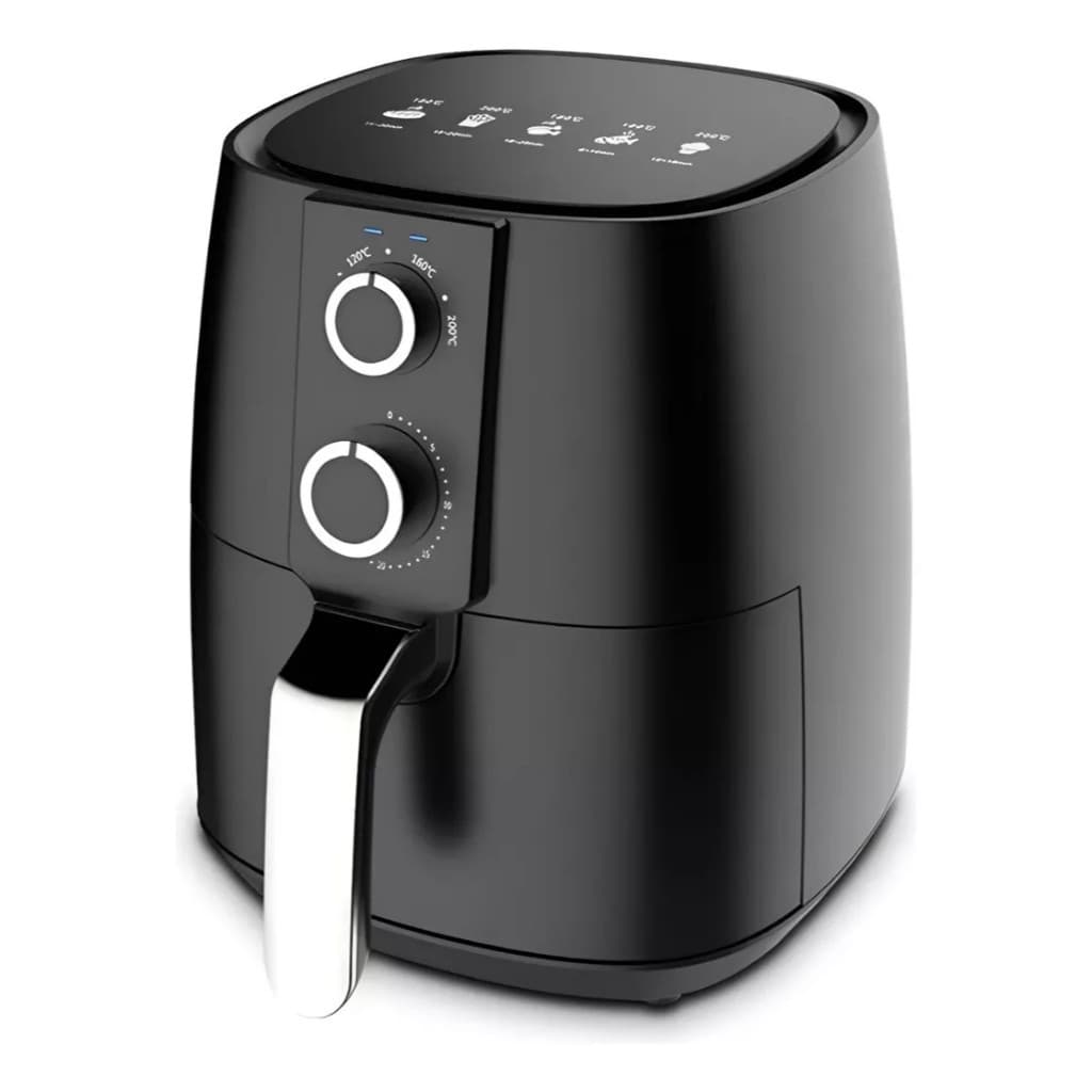 Fritadeira Elétrica Sem Óleo Air Fryer Antiaderente 110v  3,8L Elétrica 1550w Panela Elétrica