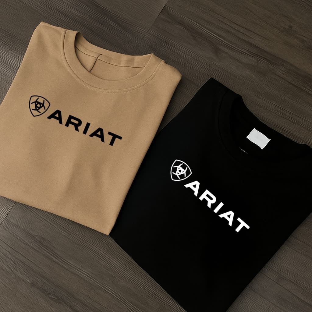 KIT 2 Camisetas Masculina Lançamento 100% Algodão Unissex Feminina Camisa Blusa Várias Cores Country Rodeio Aria
