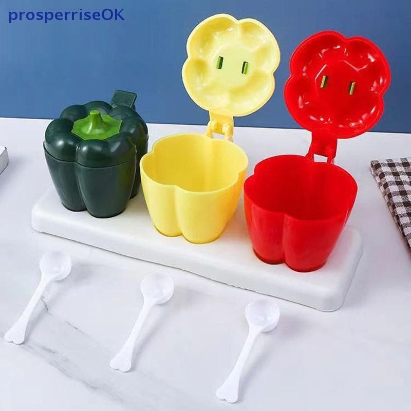 [newpros] 1Pc Plástico Criativo Tempero Jar Recipiente Spice Rack Organizador Acampamento Ao Ar Livre Garrafa De Conjunt