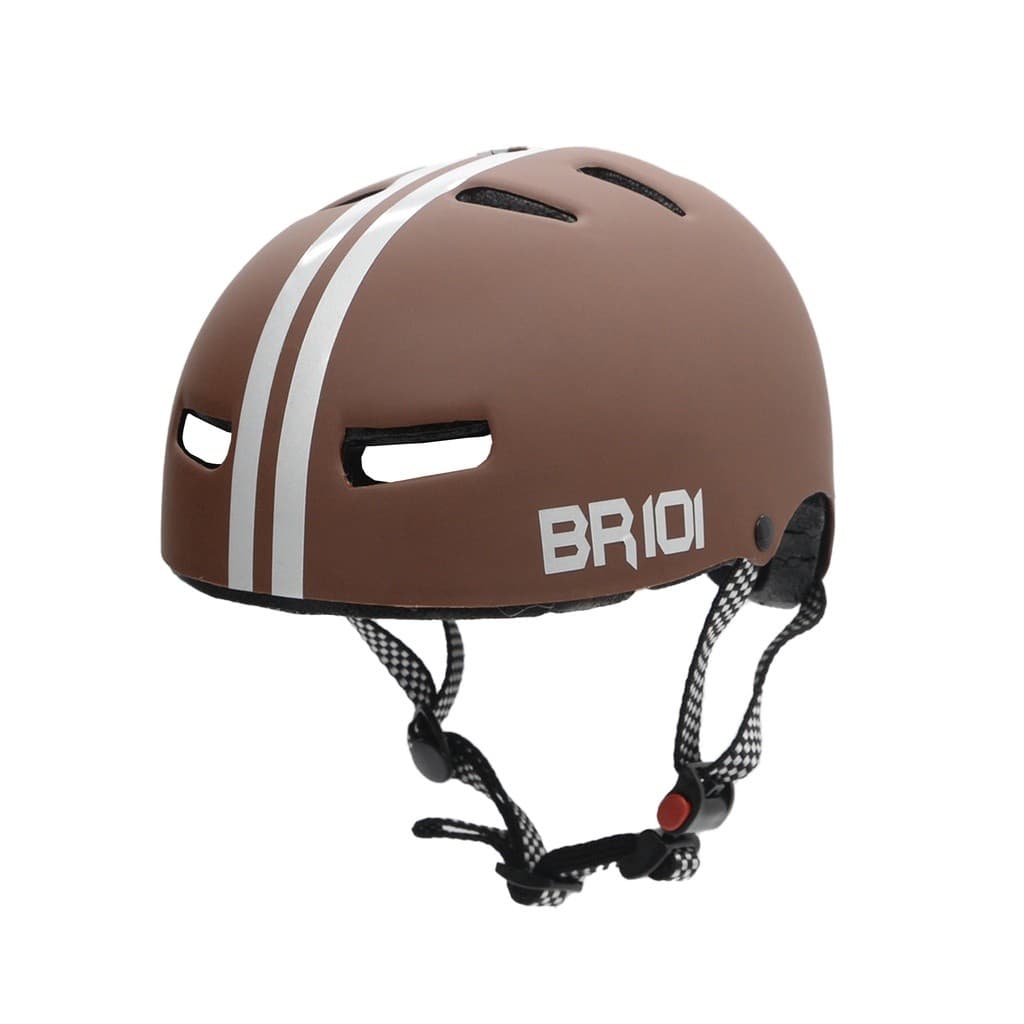 Capacete Bike Ciclismo Skate Patins Patinete Profissional Marrom Fosco