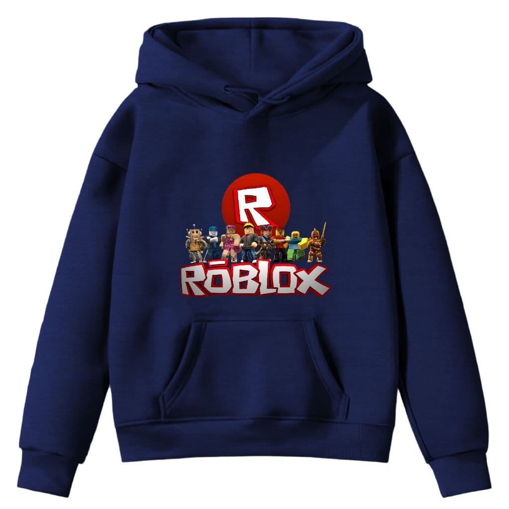 Moletom Infantil Battle Royale Jogo Ro-blox  Diversão Hoddie Bolso Canguru Com Capuz Envio Imediato