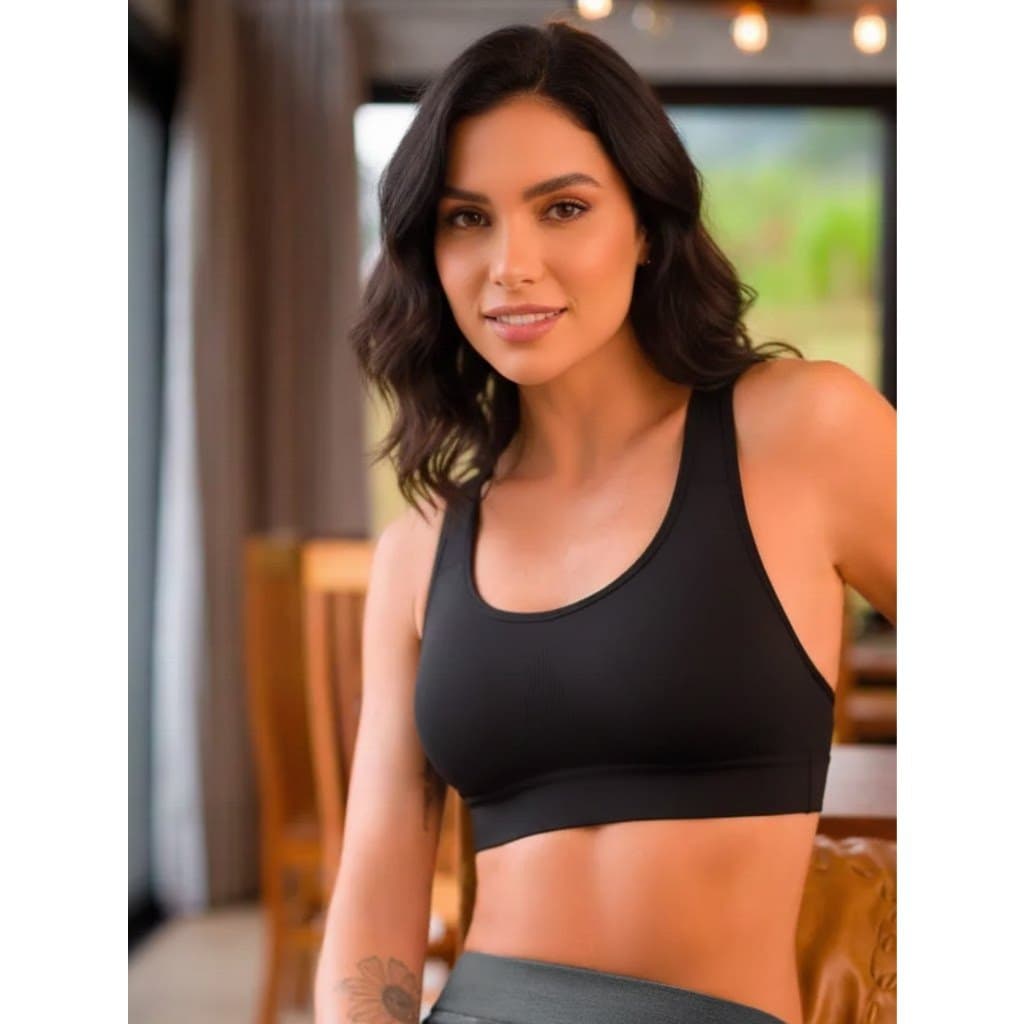 TOP NADADOR FITNESS PREMIUM EM POLIAMIDA