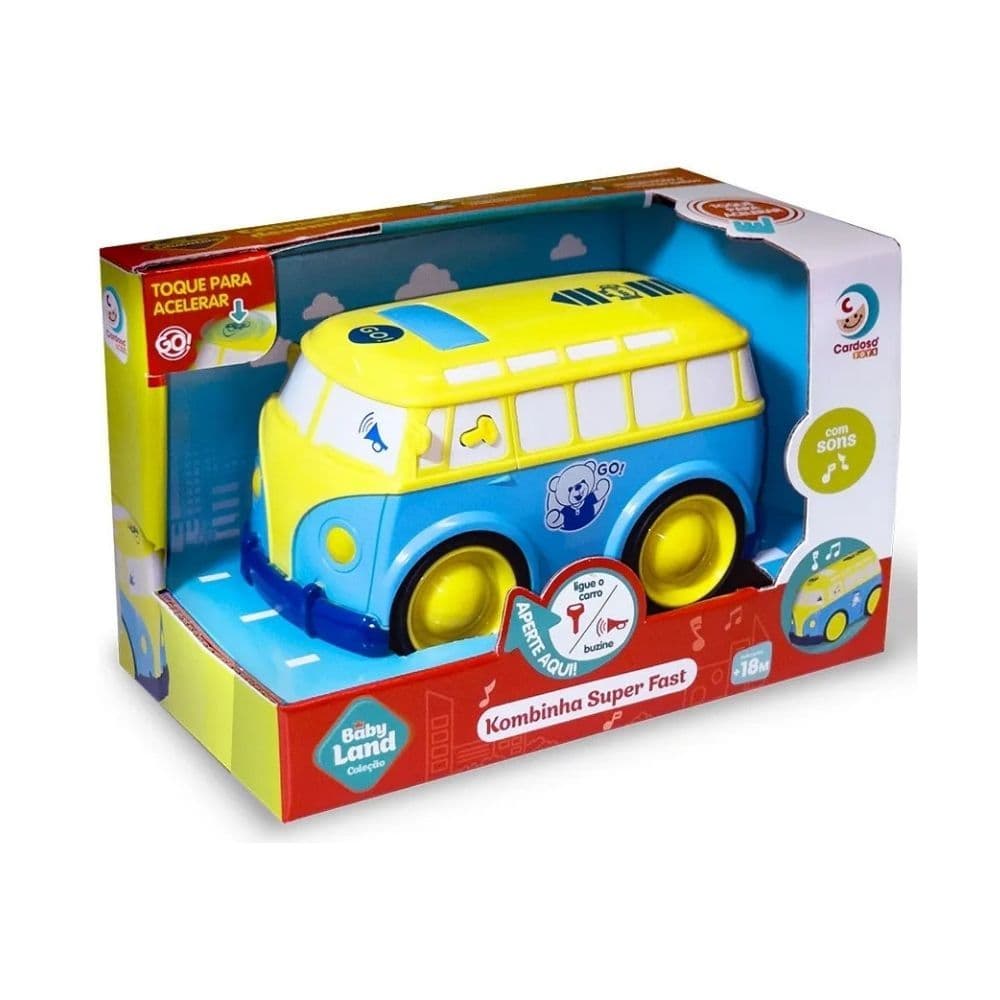 Brinquedo Baby Land Kombinha Super Fast Cardoso Toys