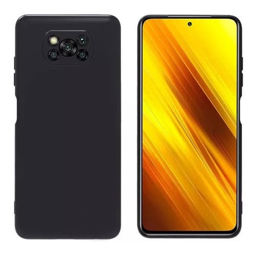 Capa Aveludada Premium + Película De Vidro 3D Para Poco X3 Pro