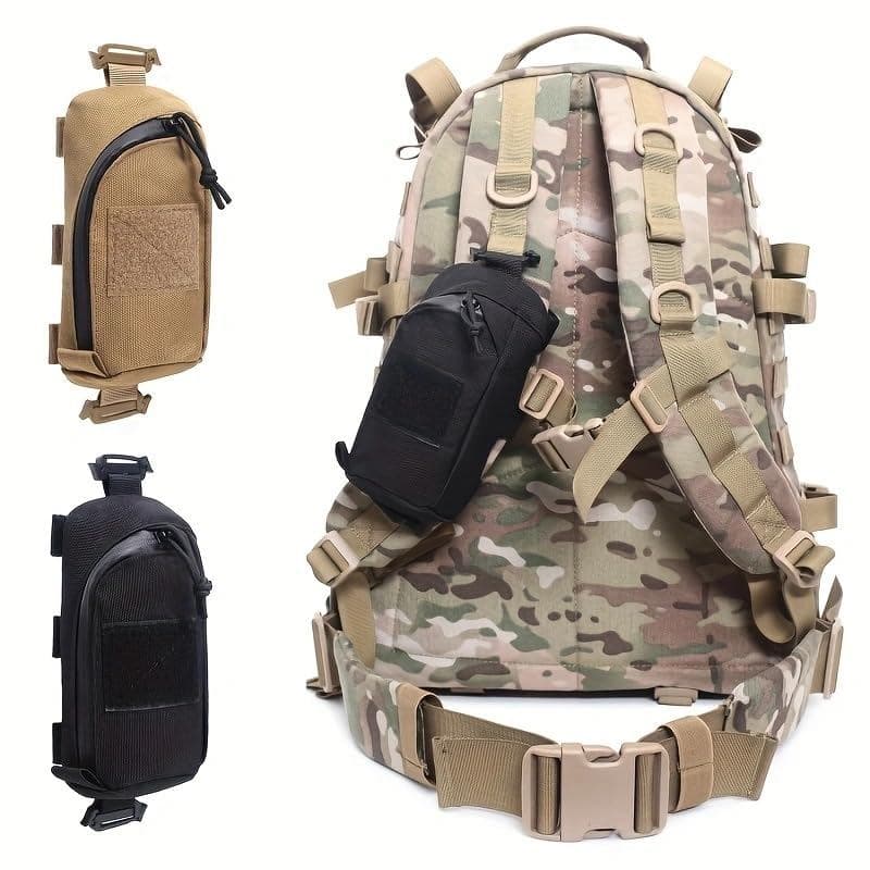 Bolsa de Cintura Tática Militar | Compacta, Durável, p/ Celular, Bike e Montanhismo