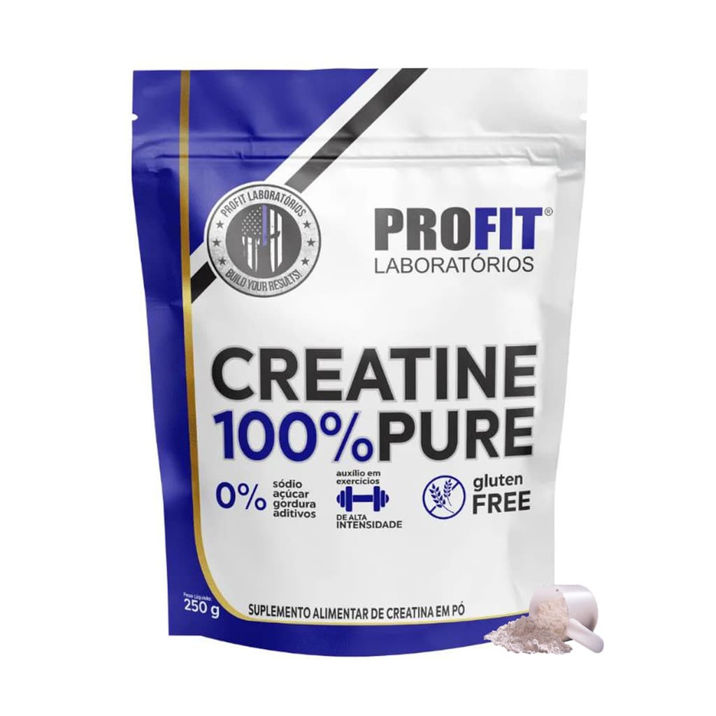 Creatina Monohidratada 250g 100% Pura - PROFIT