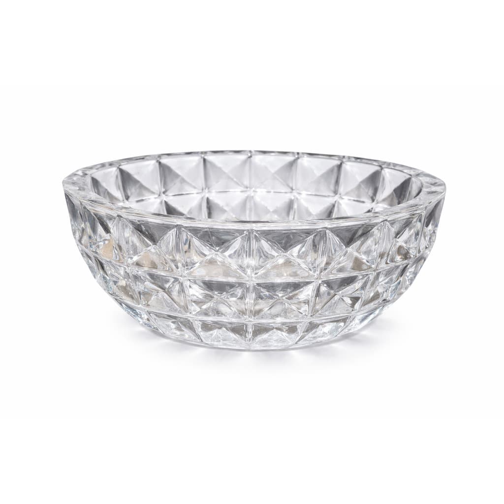 Centro de Mesa Decorativo em Vidro Claritas 24,5x12cm - Mek