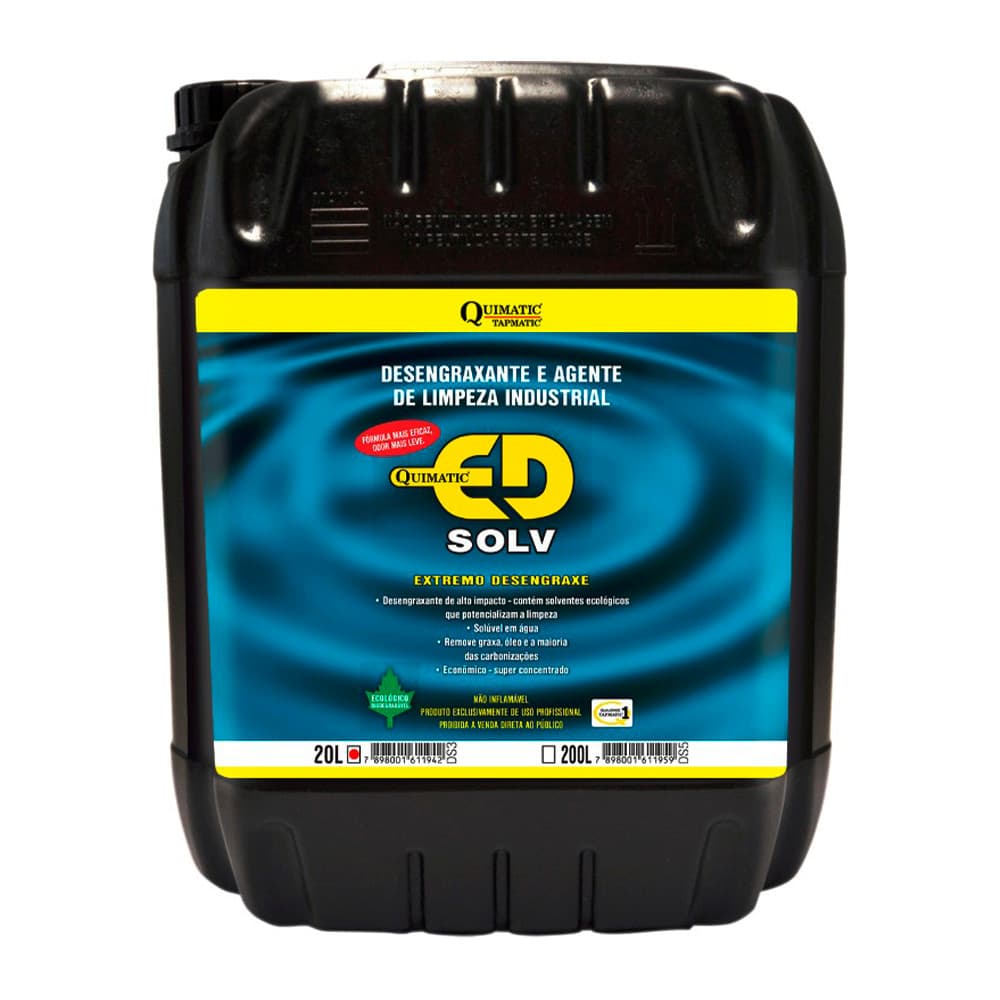 DS3 DESENGRAXANTE INDUSTRIAL QUIMATIC TAPMATIC ED SOLV - 20L