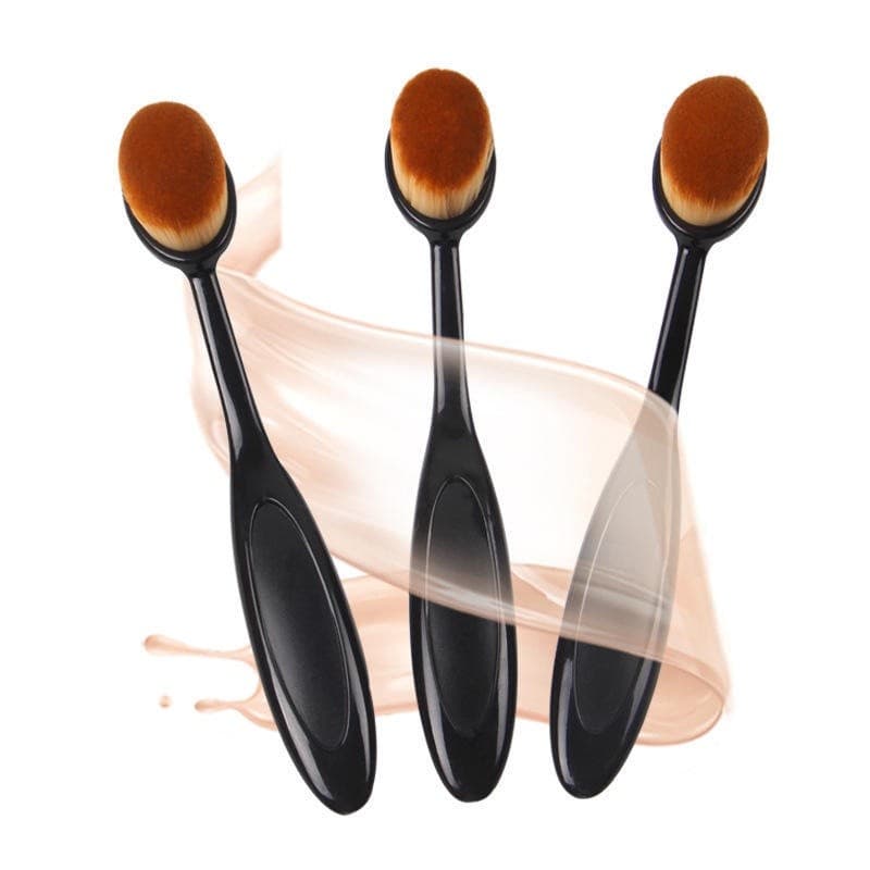 Pincel De Maquiagem Blush Escova Oval Macia(FT)