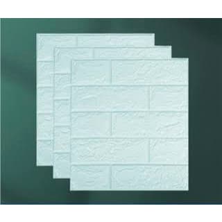 5 unidade de Placa Papel 35X38 cm 3D De Parede Espuma Tijolo Auto Adesivo