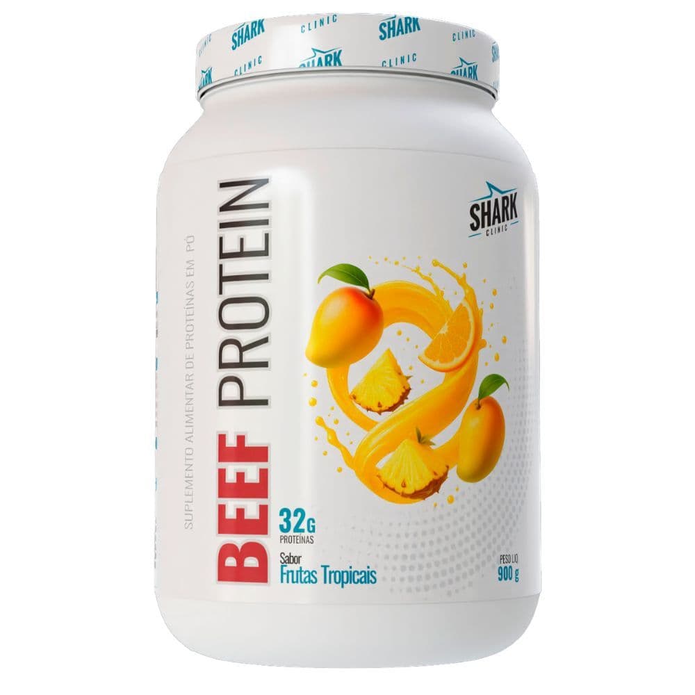 Beef Protein Frutas Tropicais 900g - Shark Pro