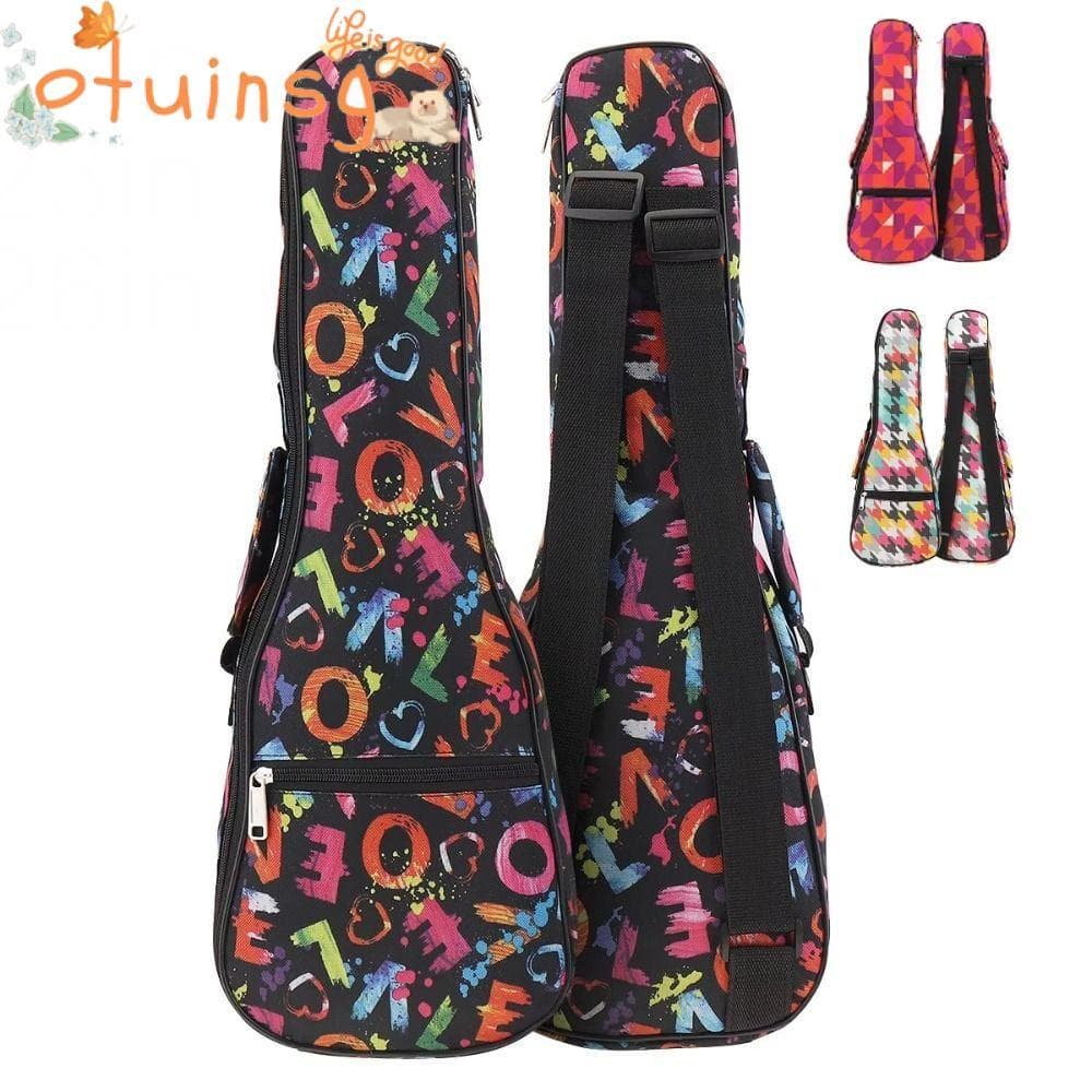 Bolsa Para Ukulele OTUINSG , Mochila Pequena Guitarra De Tecido De 21/23/26 Polegadas , Espessamento