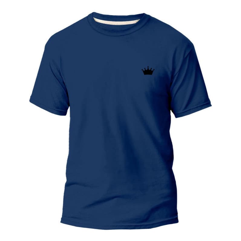 Camiseta Camisa Básica Premium Coroa Algodão Malha 30.1 - Bt042