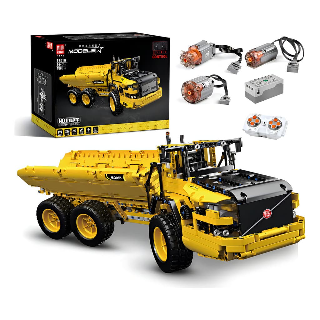 Kit Blocos De Montar Dump Truck 1930 Peças Mould King 17010 1930