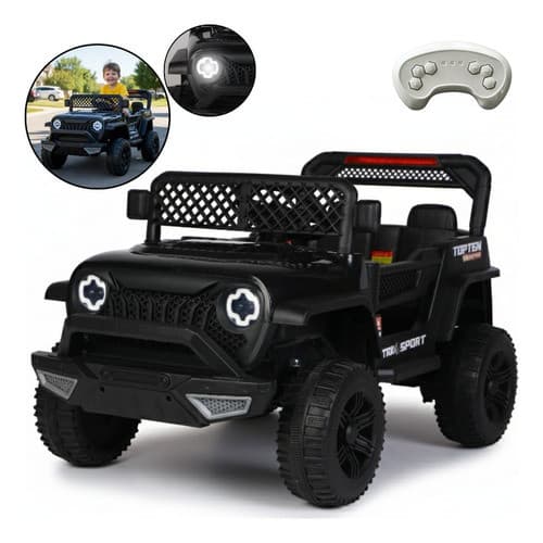 Mini Quadriciclo Elétrico Infantil 12v Com Luz Som Preto