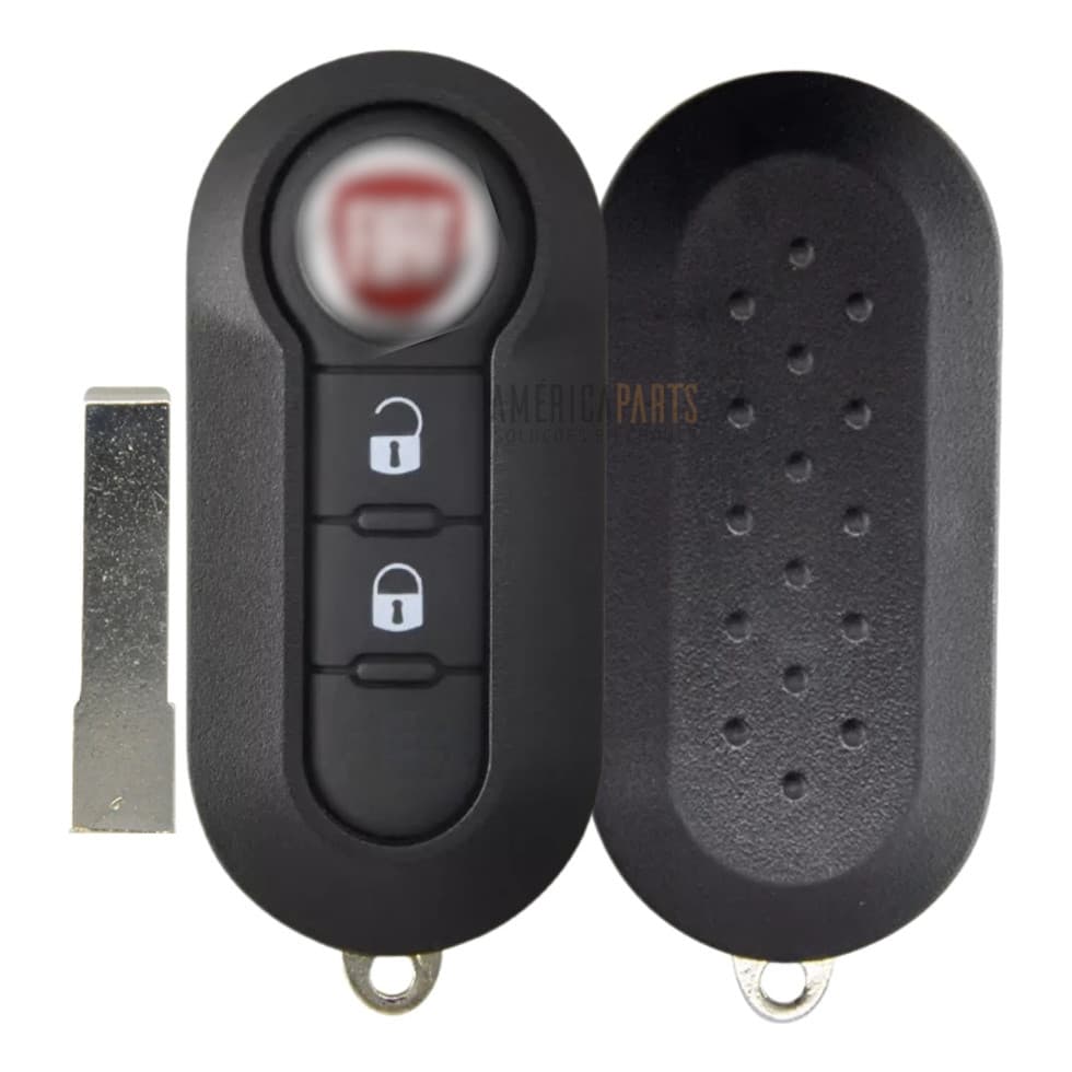Carcaça Chave Canivete Novo Uno Mobi Strada Doblo 2 Botões