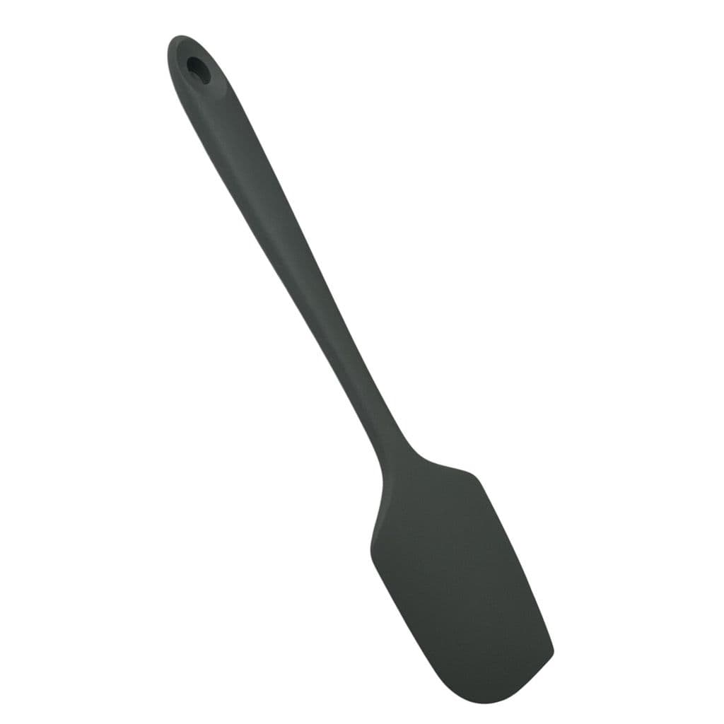 ESPÁTULA SILICONE GOURMET CINZA 5,8x2x29CM RESISTENTE PARA COZINHA