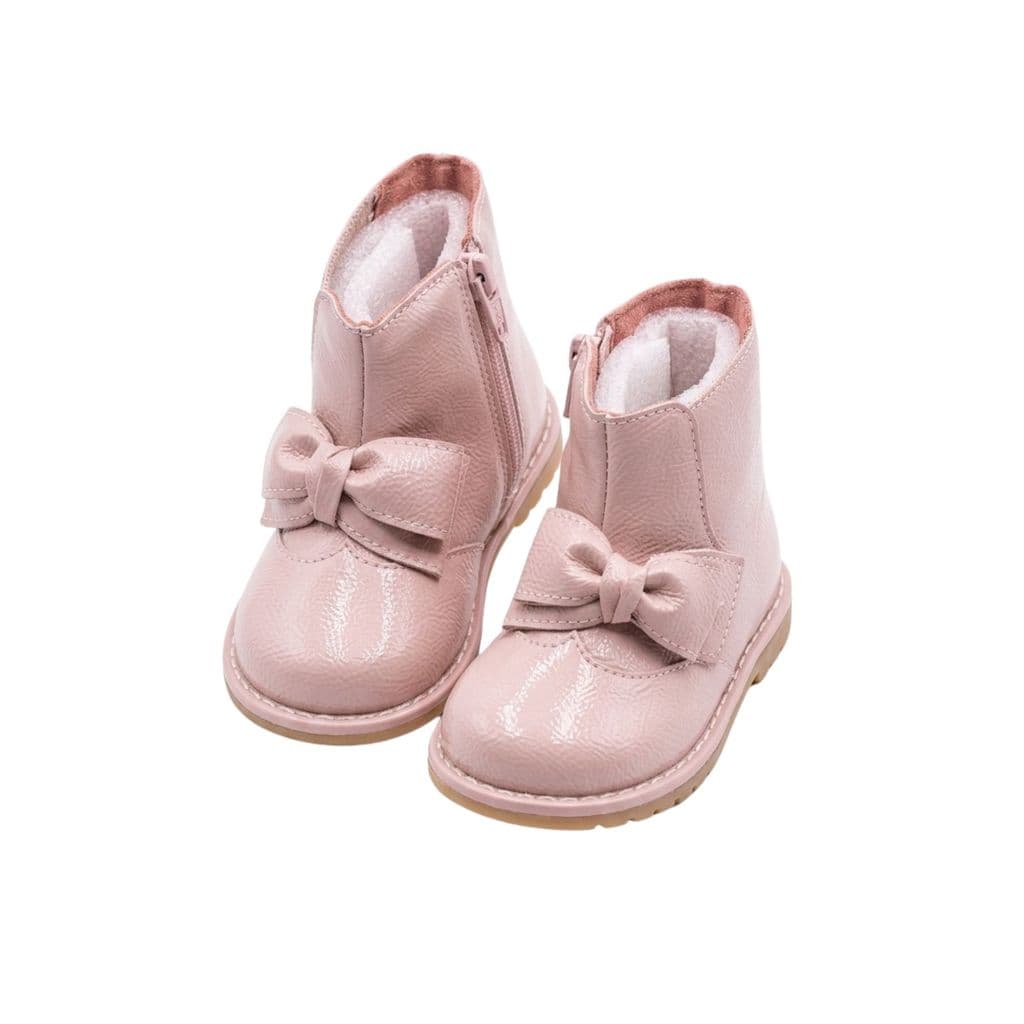 Bota Menina Com Detalhes de Laço Blush Xua Xua
