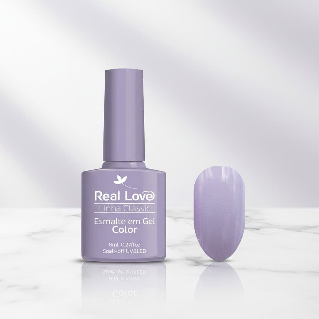Esmalte em Gel 8ml Linha Classic Real Love – Brilho Intenso e Alta Durabilidade N-29