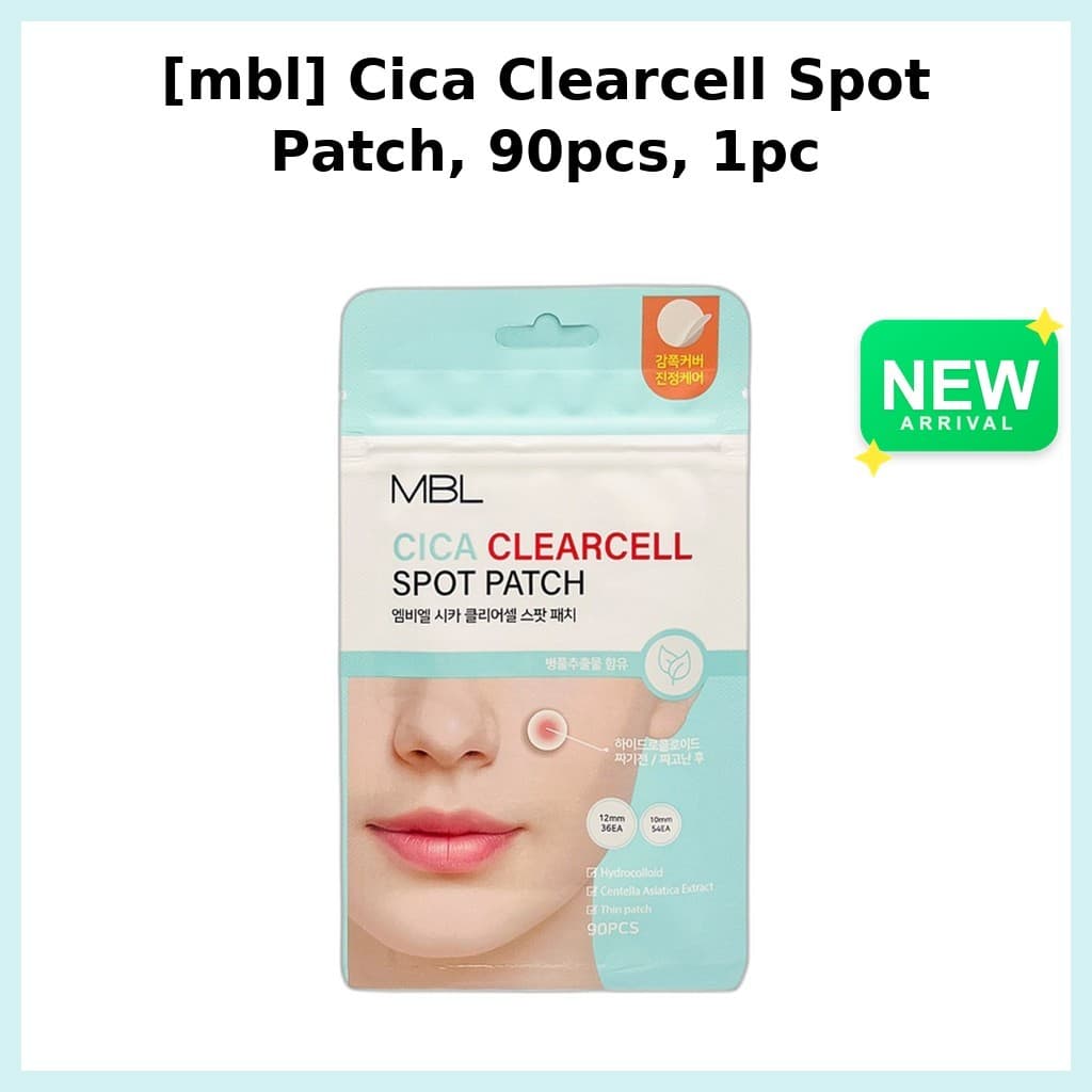 [mbl] Adesivo Cica Clearcell Spot , 90 Unidades , 1 Unidade/Coreano/Controle De Manchas/100 % Genuíno Por kglowbox