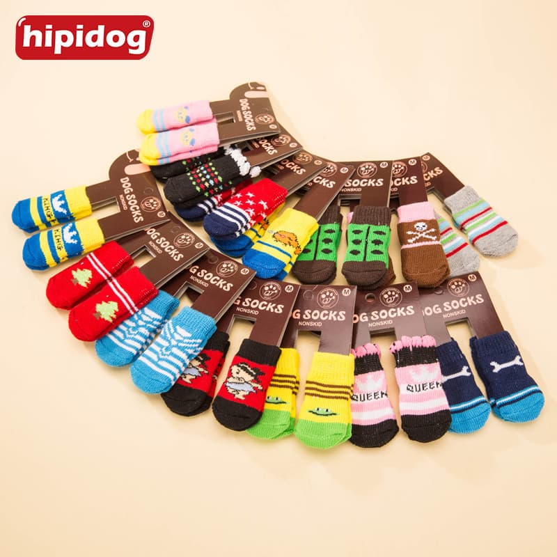 Sapatos de gato Anti-risco capa de sapato meias para animais de estimação filhote de cachorro pé capa de pelúcia sapatos