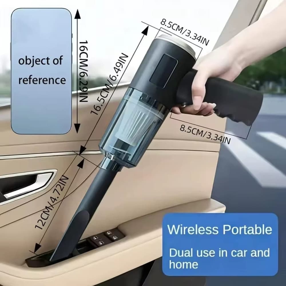 Aspirador de po pequeno portatil para carro casa multiuso recarregavel