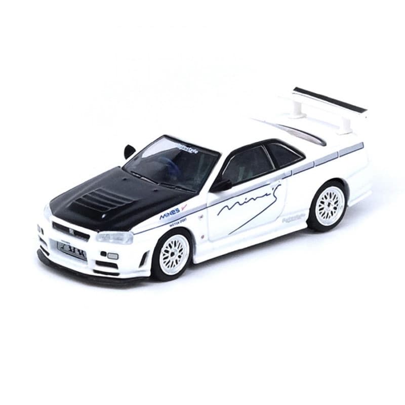 INNO64 1/64 NISSAN SKYLINE GT-R R34 TUNED-TUNE Por Balança DIECAST Carro Modelo