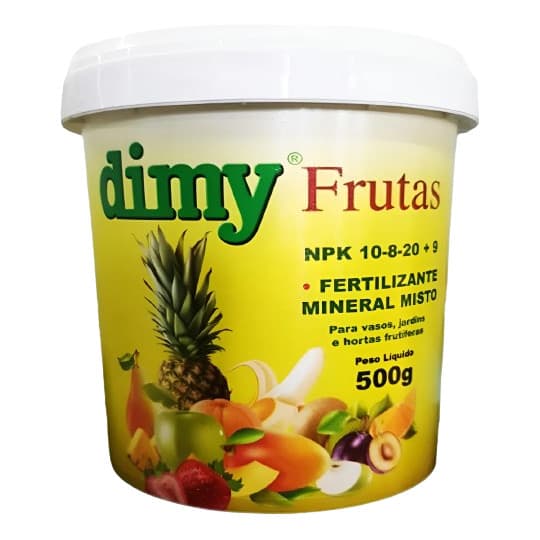Fertilizante Dimy NPK 10-08-20 Para Frutíferas Granulado 500g
