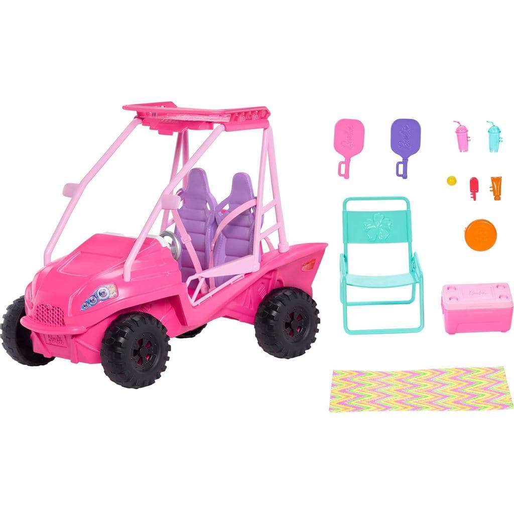 Carro Jeep da Barbie Mistérios Detetives da Praia -JFV68 - Mattel