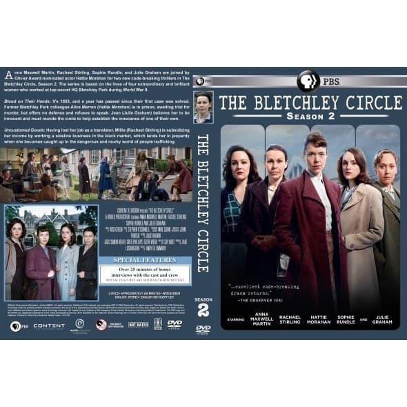 Dvd The Bletchley Circle - 2ª Temporada Completa - Legendado - 01 Disco - dvd -