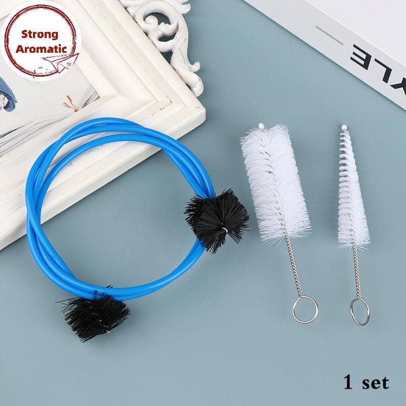 StrongArom 1 Conjunto Kit De Manutenção Trompete Dobrável Aperto Cobra Escova Bocal Cornet Limpeza Instrumento Musical A