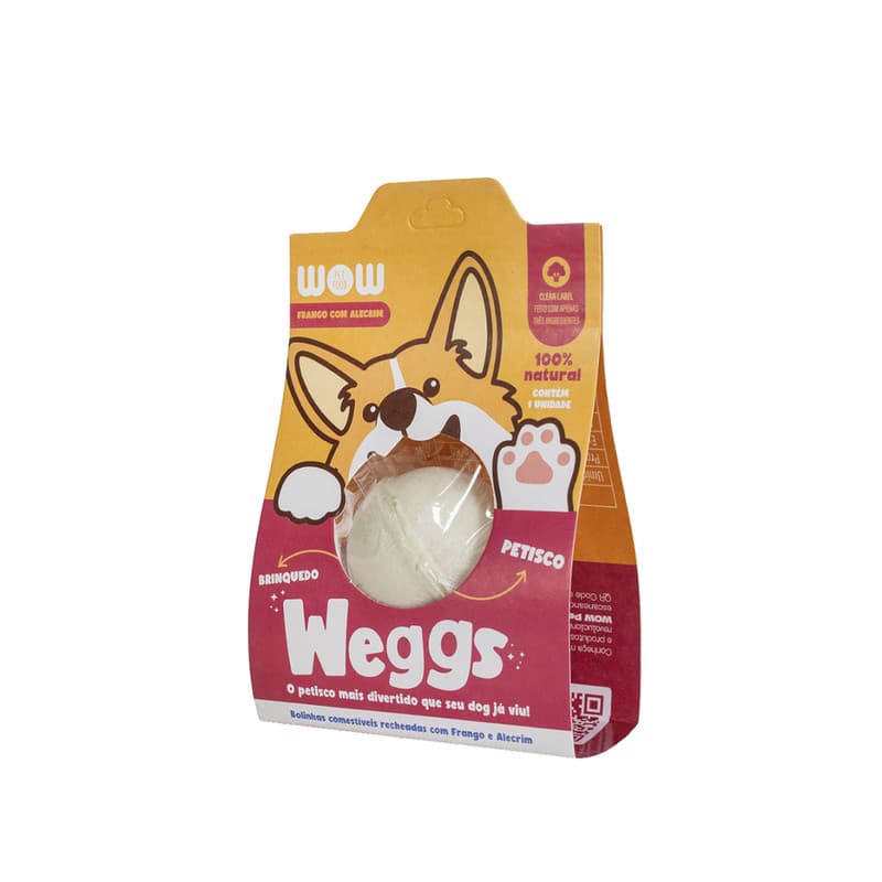 Petisco Weggs Frango e Alecrim para Cães -Petisco Interativo