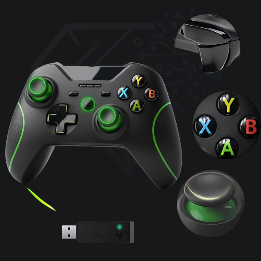 Controlador XBOX One  com fio USB Entrada P2 Para PC e Xbox One