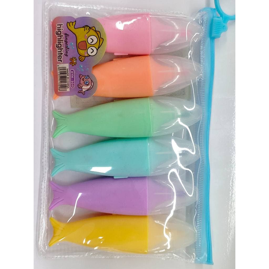 KIT 6 Marca Texto Mini