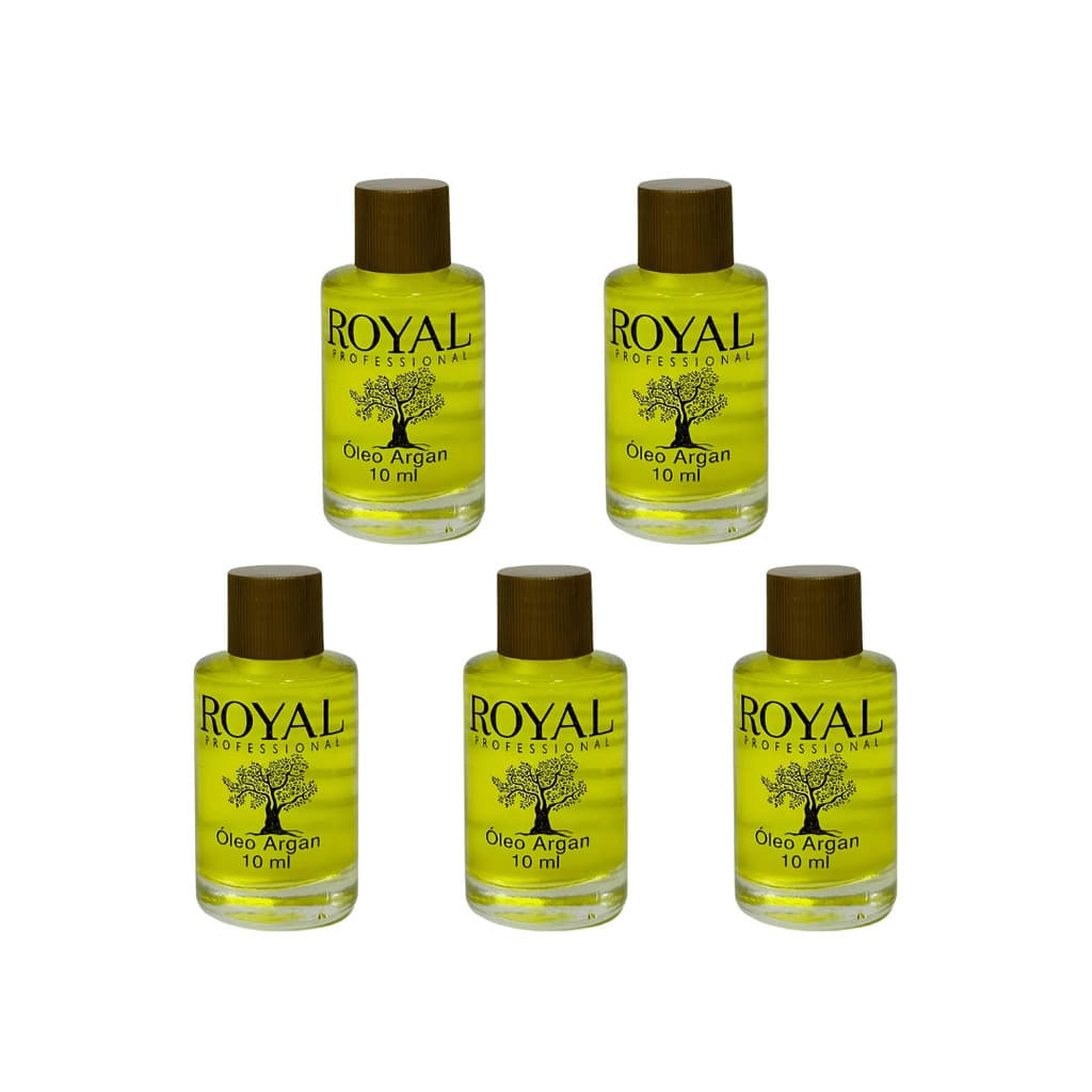 Óleo de Argan Royal - Nutrição e Brilho Intenso - 5x10ml