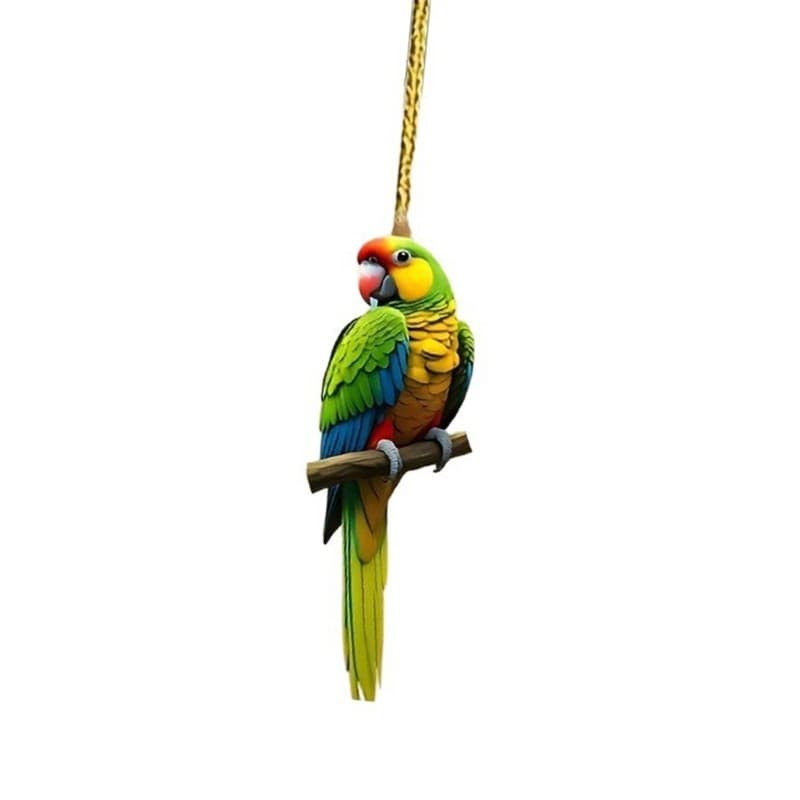 Bmico Artístico Flat Arara Car Charm Decorações Veículos Para Personalizar Seu Passeio