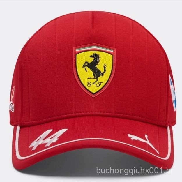 Boné de beisebol F1 Ferrari Fleet Outdoor Racing Comemorativo Sunshade Cap Ventilador de carro Chapéu de sol