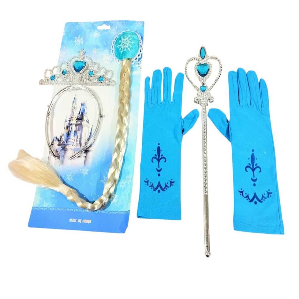 Kit Fantasia Princesa Do Gelo Infantil Frozen