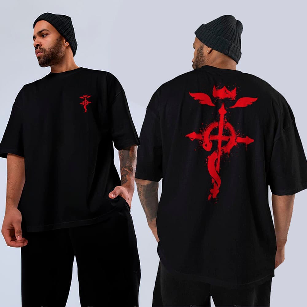 Camiseta Anime Alquimia Irmãos Camisa Tshirt 100% Algodão Premium Plus Size Unissex