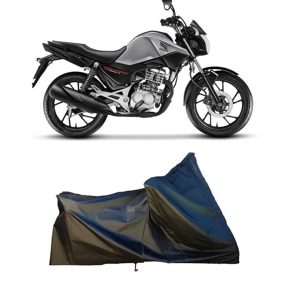 Capa Moto Couro Anti Risco Uv Impermeável Honda Cg Titan 160