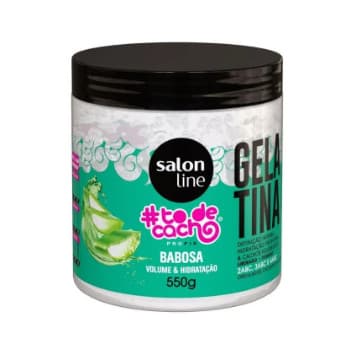 Gelatina Capilar babosa volume e hidratação Salon line 550g