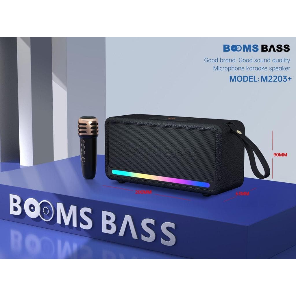 Microfone Sem Fio | Luzes RGB | Karaokê Portátil para Festas