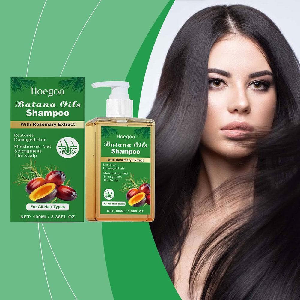 Shampoo De Óleo De Batana 100ml Com Extrato De Alecrim , Cuidados Capilares Macios E Fofos Para Homens Mulheres J6G5