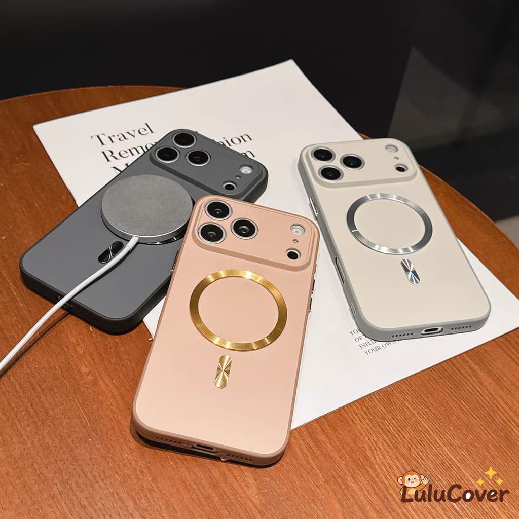 Caixa Magnética Simples Para OPPO Reno 15 15F 14 14F 13 13F 12 12F 11 11F 10 Pro 5G 4G Capa Estética Fofa Premium Luxuos
