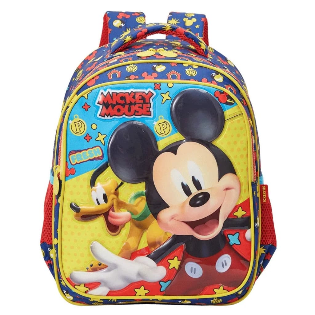 Mochila de costas escolar infantil 3D Mickey Xeryus Original