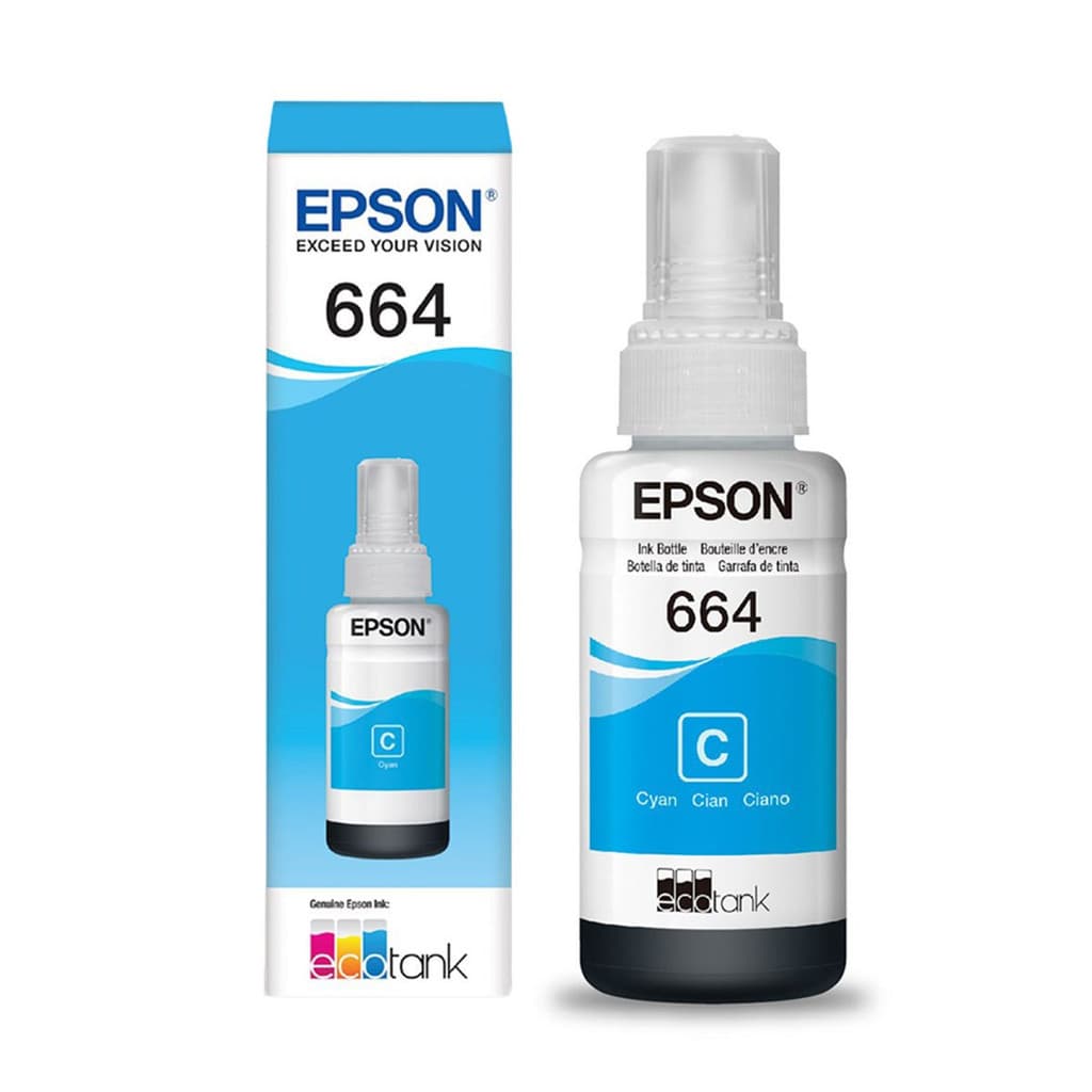REFIL TINTA EPSON CIANO T664220 AL ORIGINAL