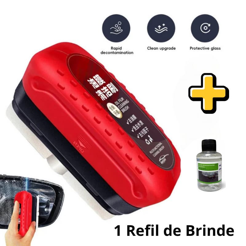Revitalizador De Vidros Hidrorepelente Automotivo Anti Chuva Limpeza Fácil Longa Duração + Brinde Hidrorepelente