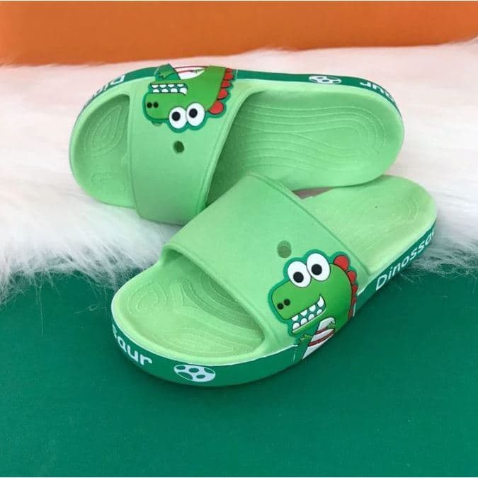 Sandália Adulto Dino Slide Unissex Casual Chinelo Para o Dia A dia Edição Especial Com 80% OFF